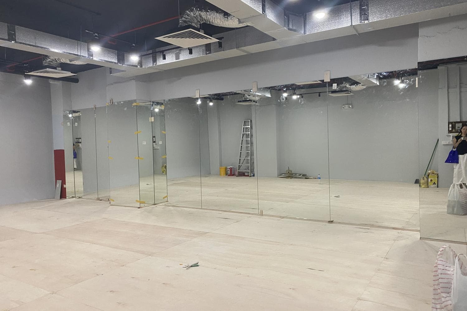 Sprung floor dance studio at orchard tower
