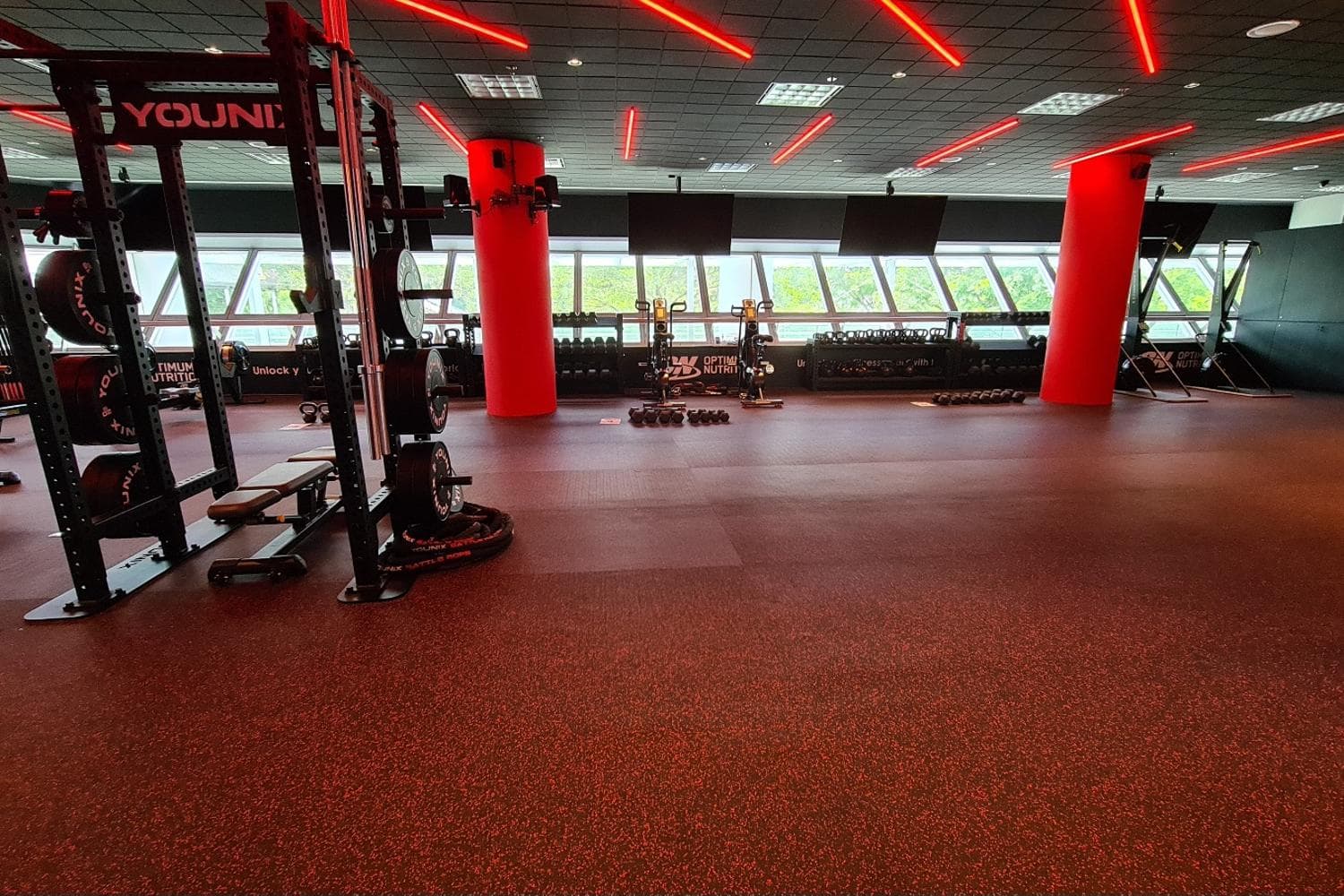 Fitness Studio. Well Equipped with Showers
