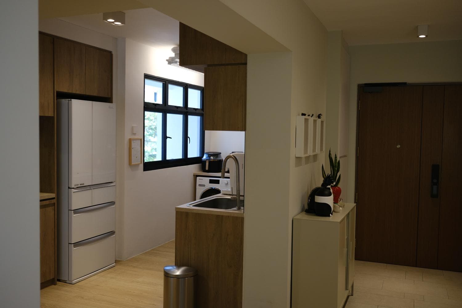 Home cafe cosy wabi-sabi minimalist 4 room flat