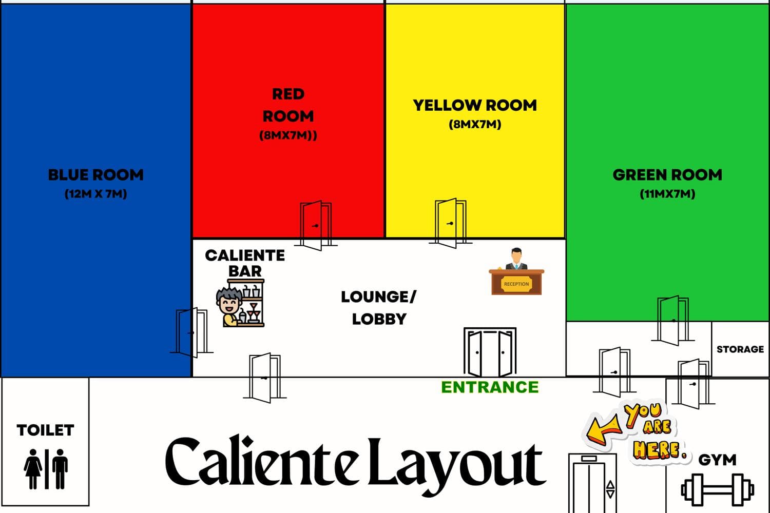 Mega room @ Caliente Midland House