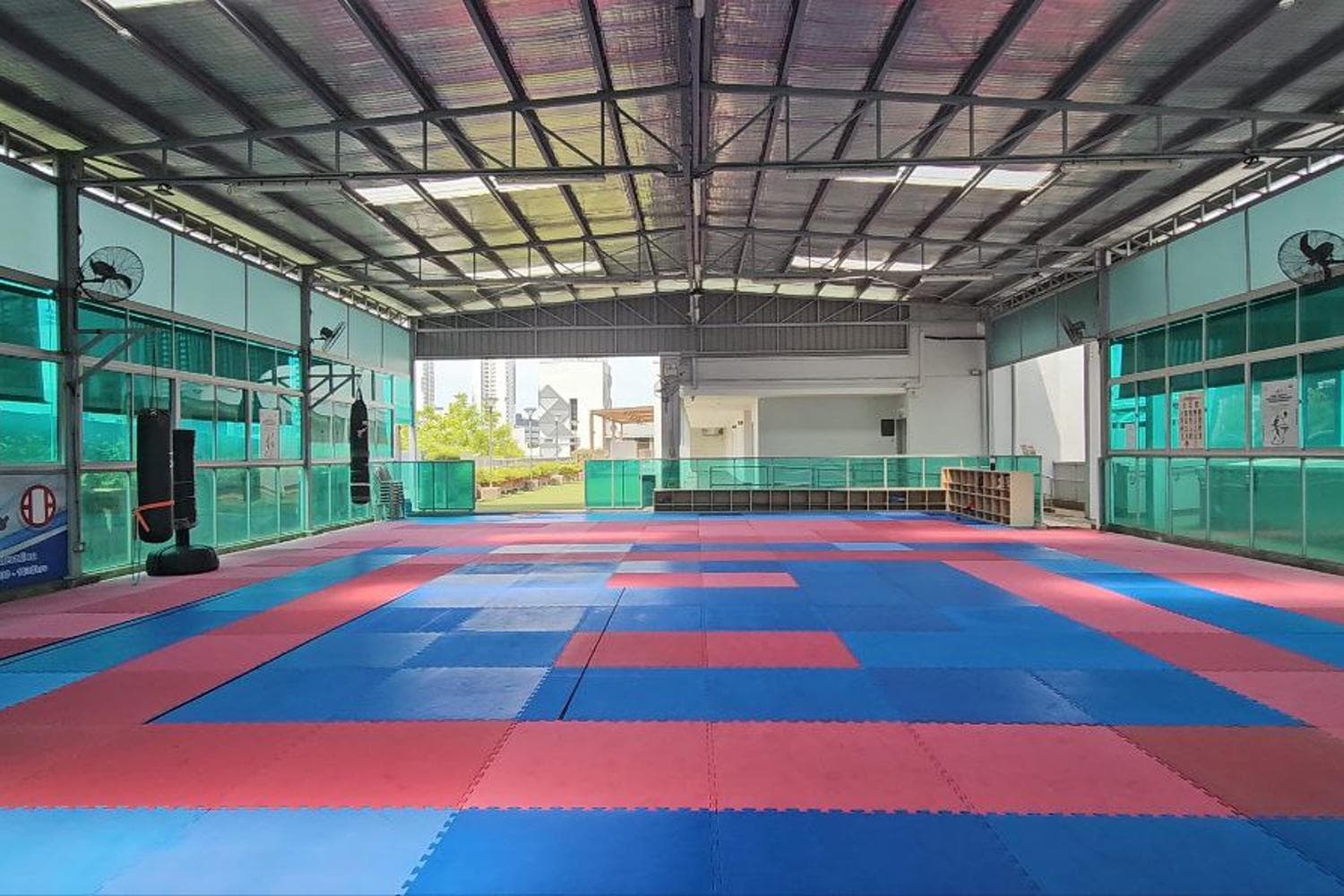 Martial Arts Studio with Floor Mats