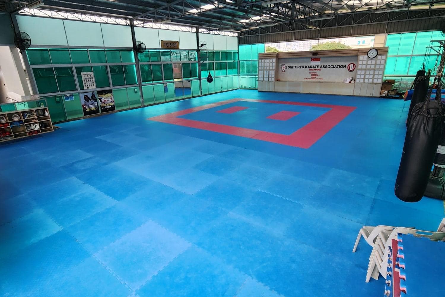 Martial Arts Studio with Floor Mats