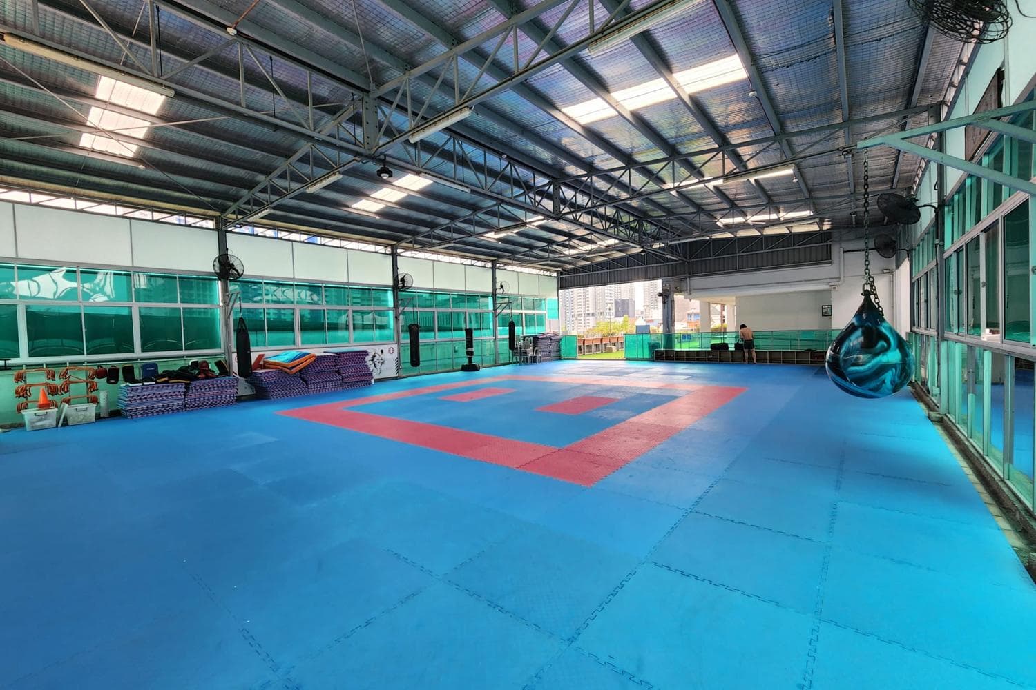 Martial Arts Studio with Floor Mats