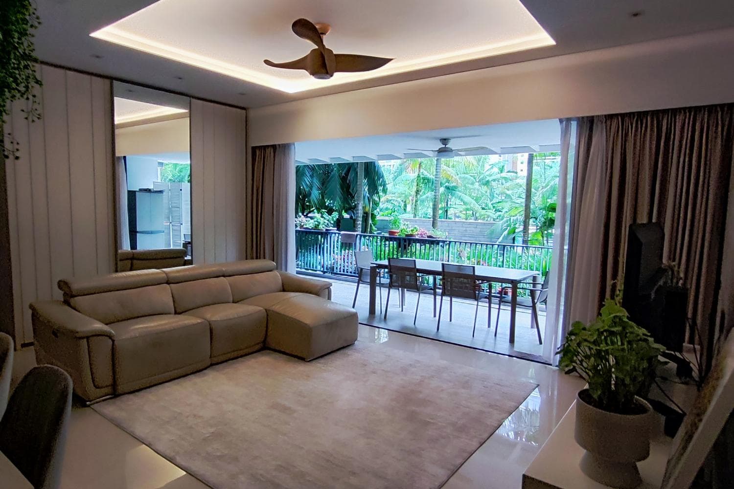 Large modern living room