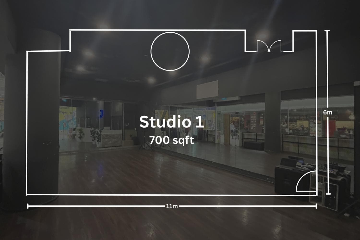 Studio Rental for Dance, Fitness, Yoga & Creative