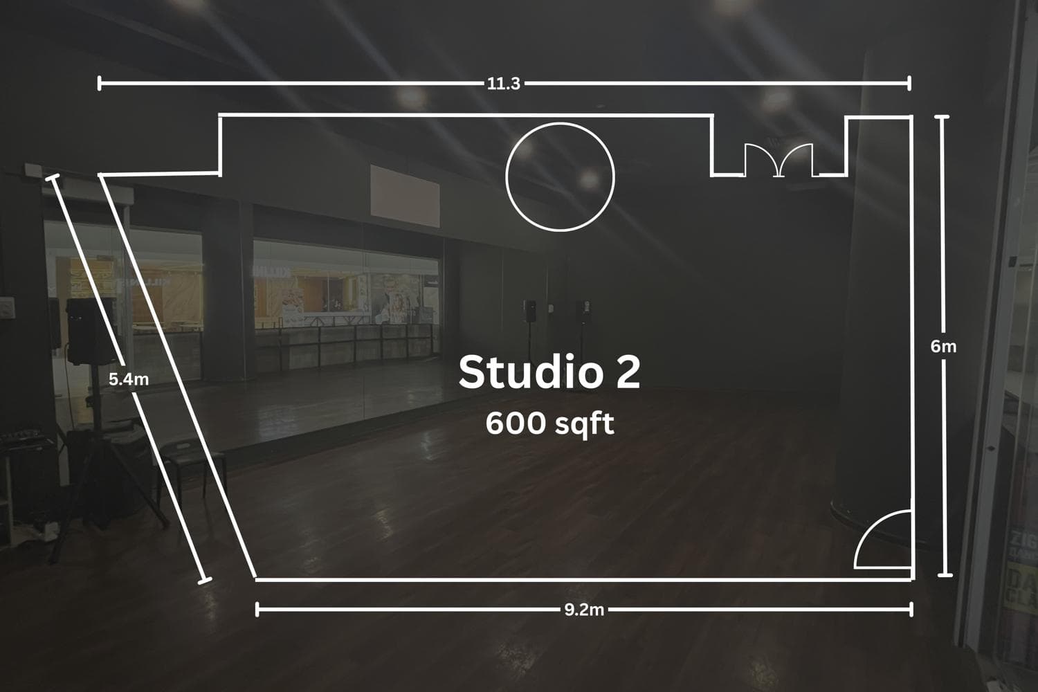 Studio Rental for Dance, Fitness, Yoga & Creative
