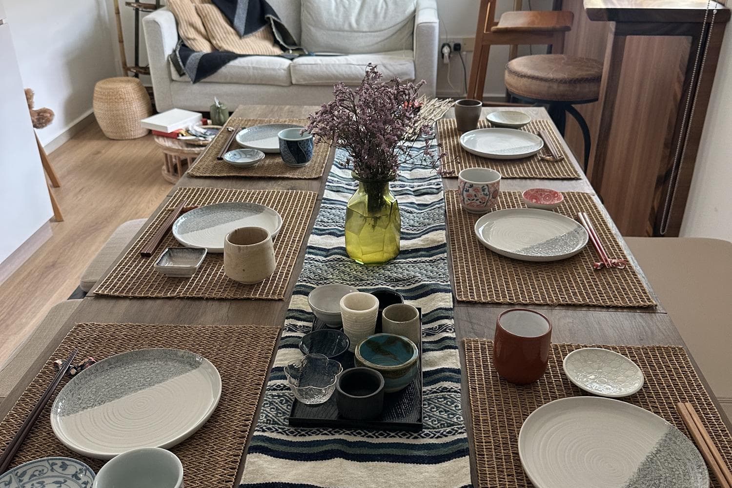 Calming home cafe space for cosy events