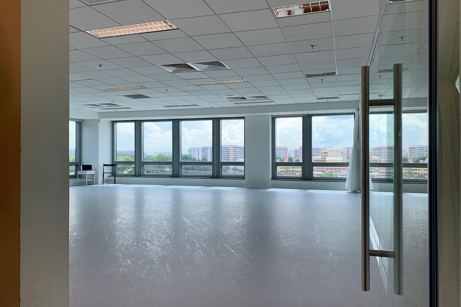 Spacious Dance Studio with Harlequin Dance Mat (East)