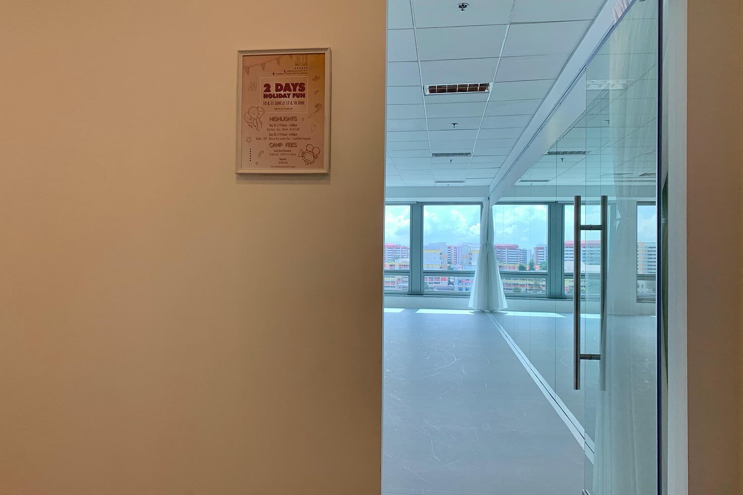 Spacious Dance Studio with Harlequin Dance Mat (East)
